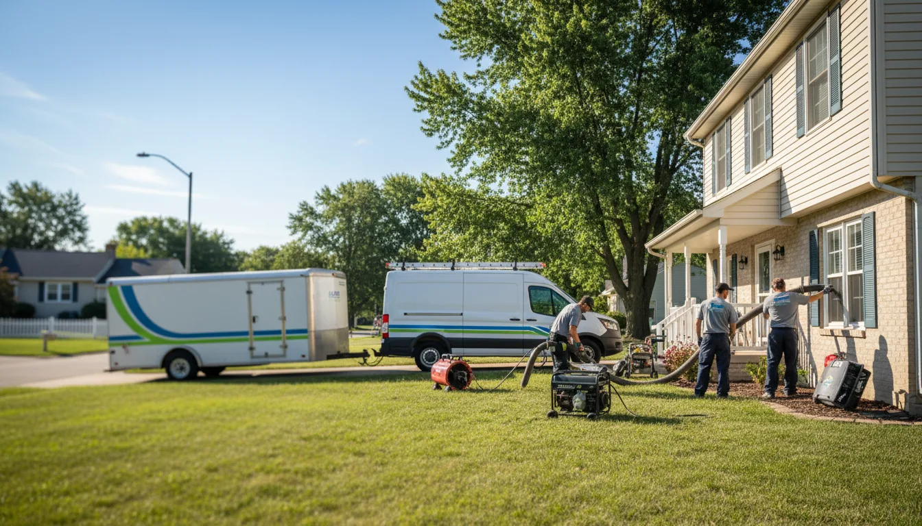 Flooded Basement Restoration And Cleanup With Repair in De Berry, TX near me